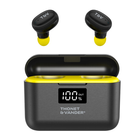 Auriculares Inalámbricos Thonet&Vander TWS Bohne Topp Negro 5573