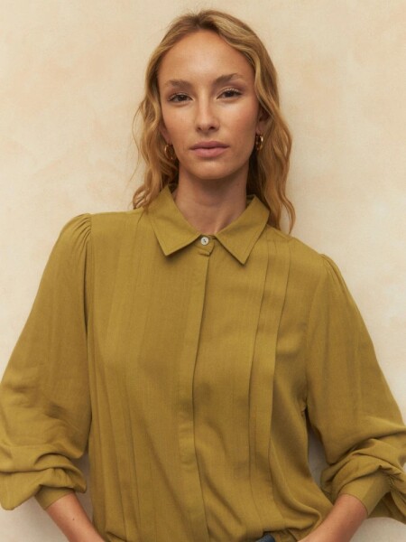 CAMISA ALLIE CHERRY VERDE