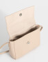 Bandoleras Special Price Clasico Bandolera Cuerina Solapa - Marron Beige