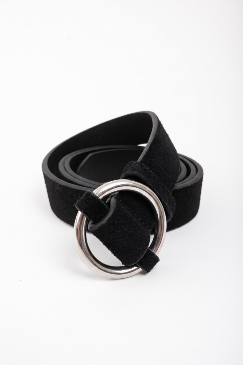 Cinto Gamuza Negro