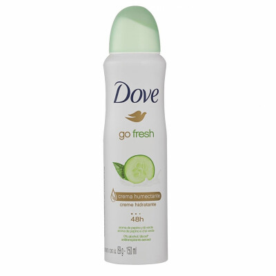 Desodorante Aerosol Dove Go Fresh Pepino Y Té Verde 89 Grs. Desodorante Aerosol Dove Go Fresh Pepino Y Té Verde 89 Grs.