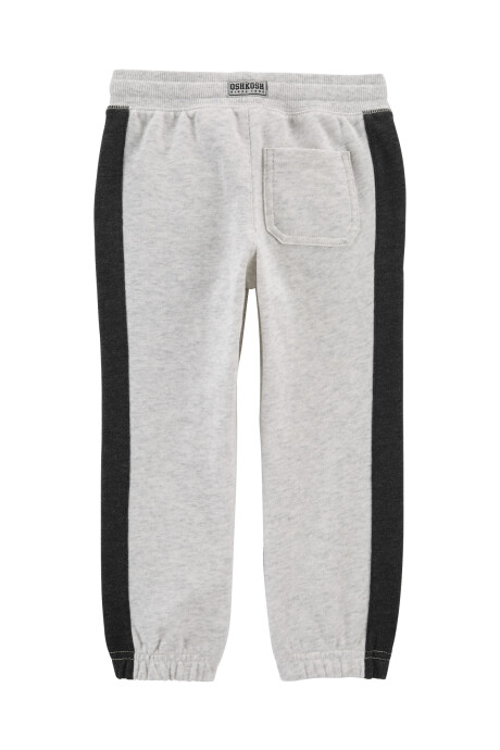 Pantalón deportivo de algodón con logo. Talles 2-5T Sin color