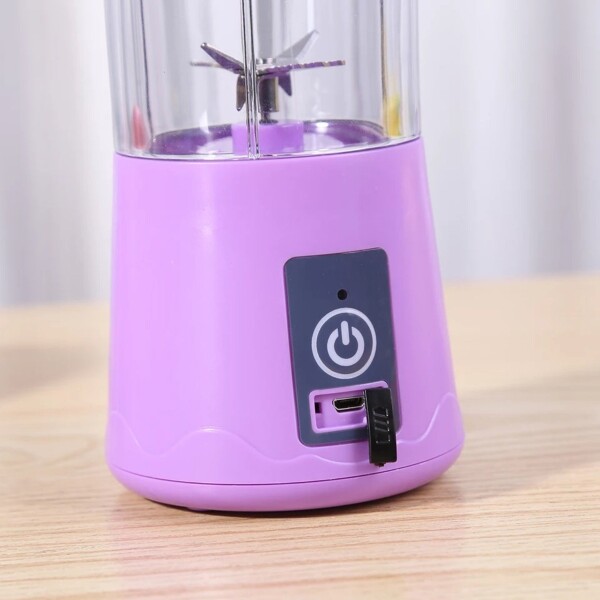 Licuadora Portátil Recargable Mixer Batidos Licuados Variante Color Rosado