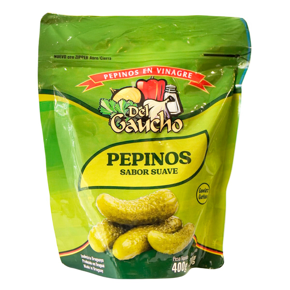 Pepinos En Vinagre Del Gaucho 200g 