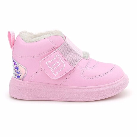 Botitas Corderito con Velcro Rosa