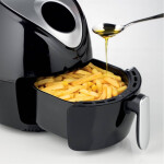 FREIDORA AIRE ARIETE BK/SLVR MOD.4616 negro