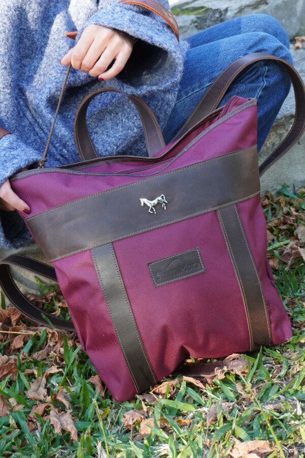 Mustang Backpack Chocolate / Bordeaux