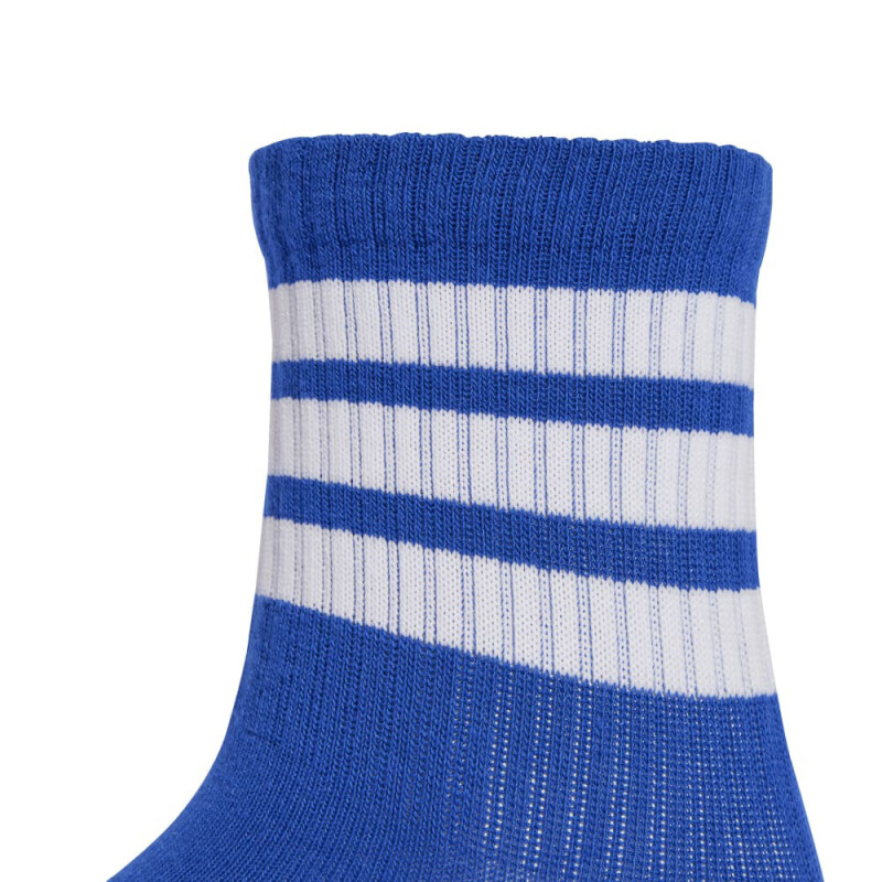Medias de Niños Adidas Rib 3 Pares JRS Azul - Blanco