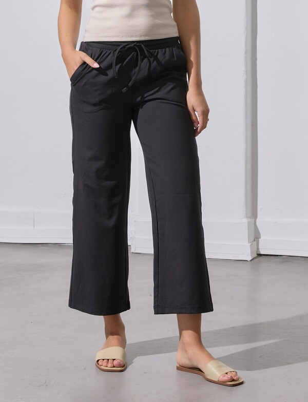 Jogger Wide Leg NEGRO