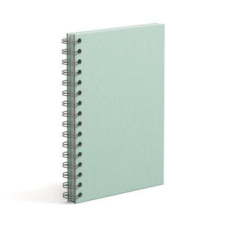 LIBRETA A5 TAPA DURA PAPEL VERDE