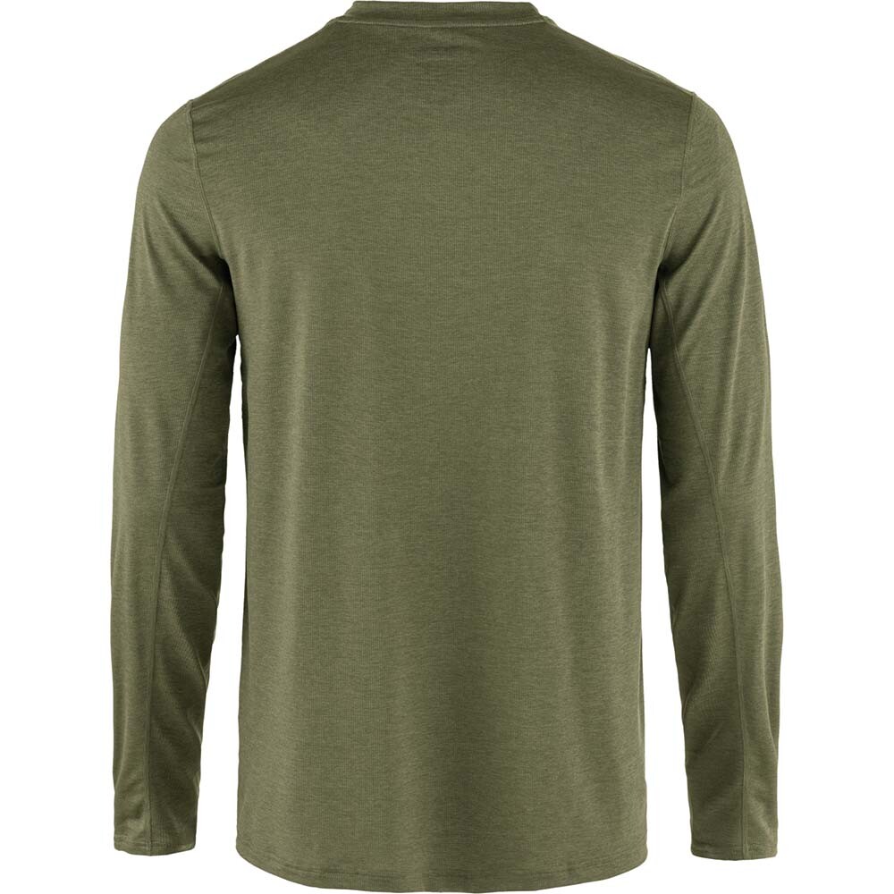 Polo Fjallraven Abisko Day Hike LS M Hombre Green