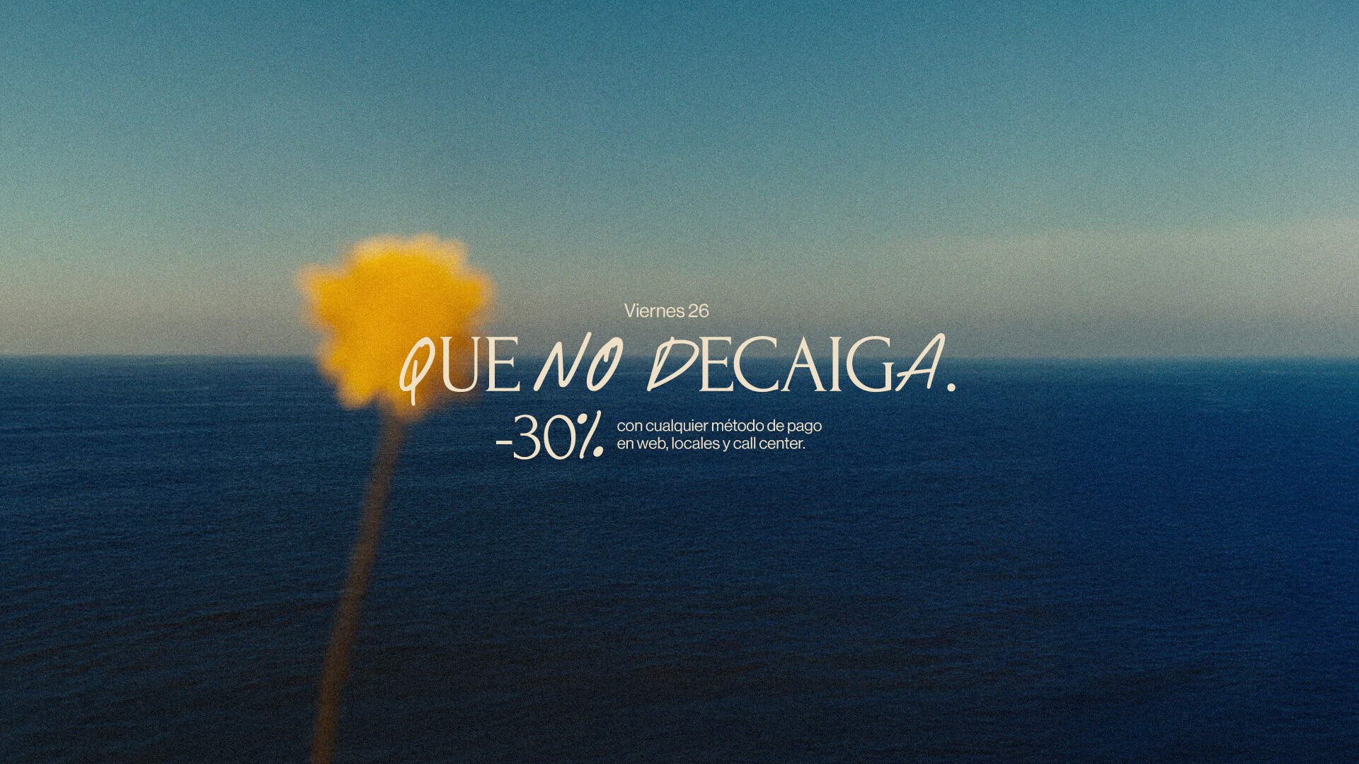 Que no decaiga