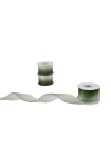 Cinta organza degrade - 23 mts VERDE