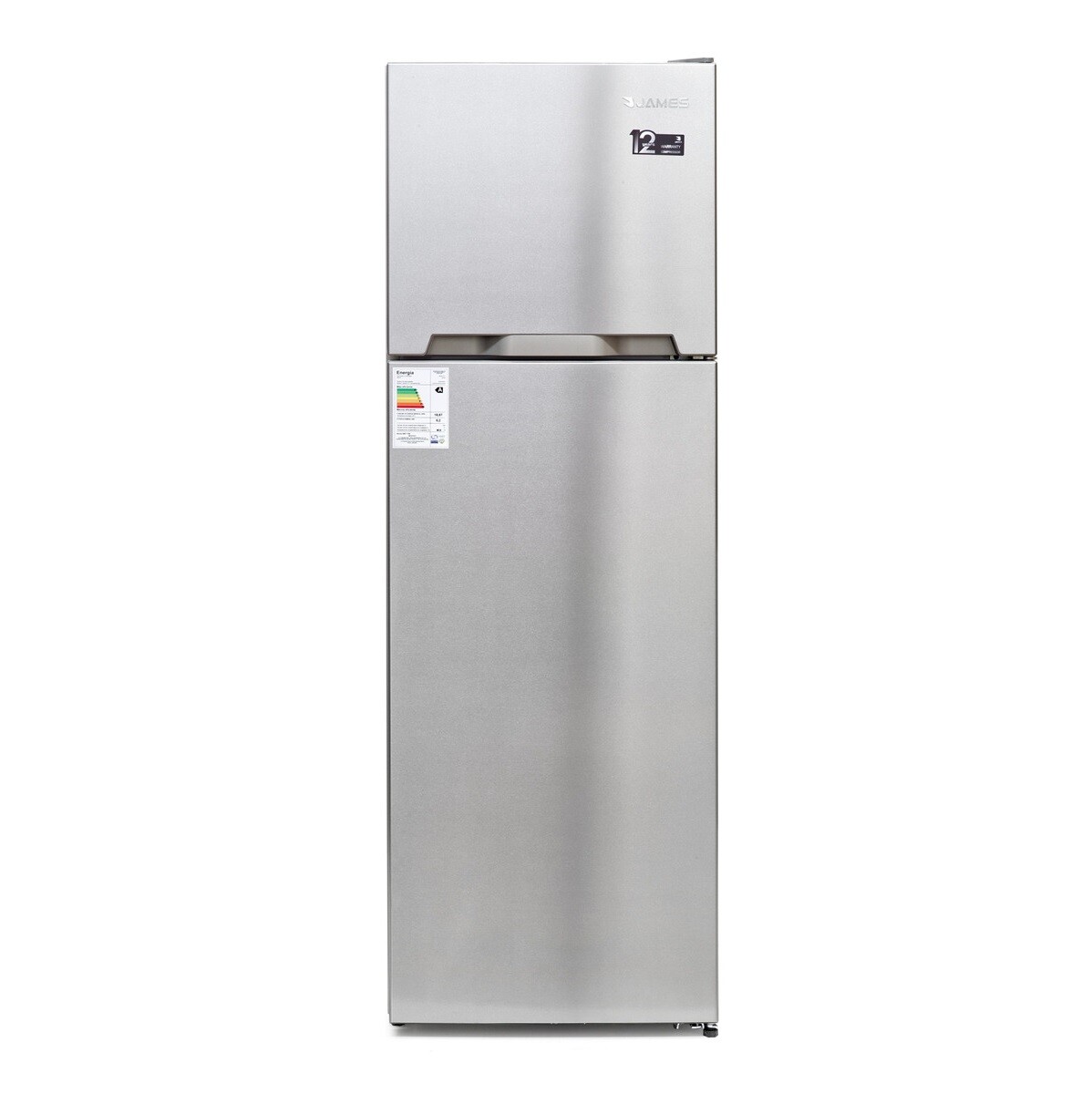 Refrigerador James Rj 405 Inverter Inox Frio Seco Color Plateado 