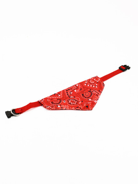 COLLAR BANDANA HASTA 9KG ROJO
