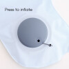 Almohada De Viaje Inflable - Color Pastel - Celeste Almohada De Viaje Inflable - Color Pastel - Celeste