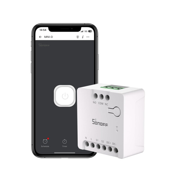 Interruptor intelig. matter mini-d contacto seco SO0108