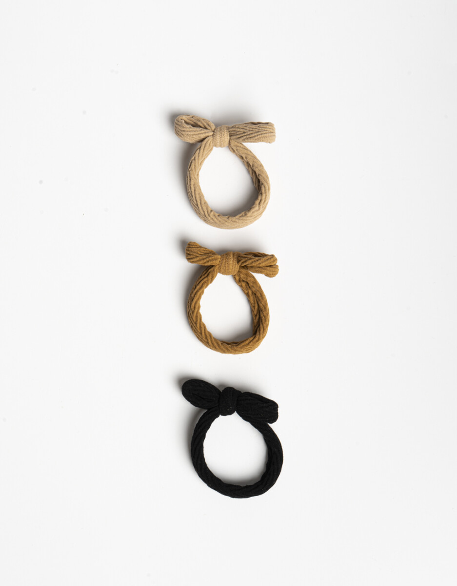 Set De Gomitas Elásticas De Moños 