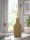 Jarrón KRESTOFF Ø15xA31cm ratán Jarrón KRESTOFF Ø15xA31cm ratán