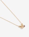 Cadena Corta con Dije Cubic zirconia Collar Corazón Cubic Zirconia - Dorado