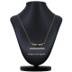 Cadena forcet oro 18k ,centro con zafiro azul tallado corazón Cadena forcet oro 18k ,centro con zafiro azul tallado corazón