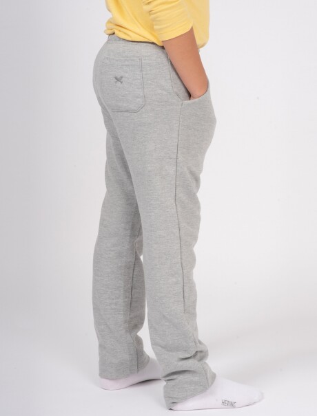 PANTALÓN DEPORTIVO INFANTIL UNISSEX SIN FELPA GRIS