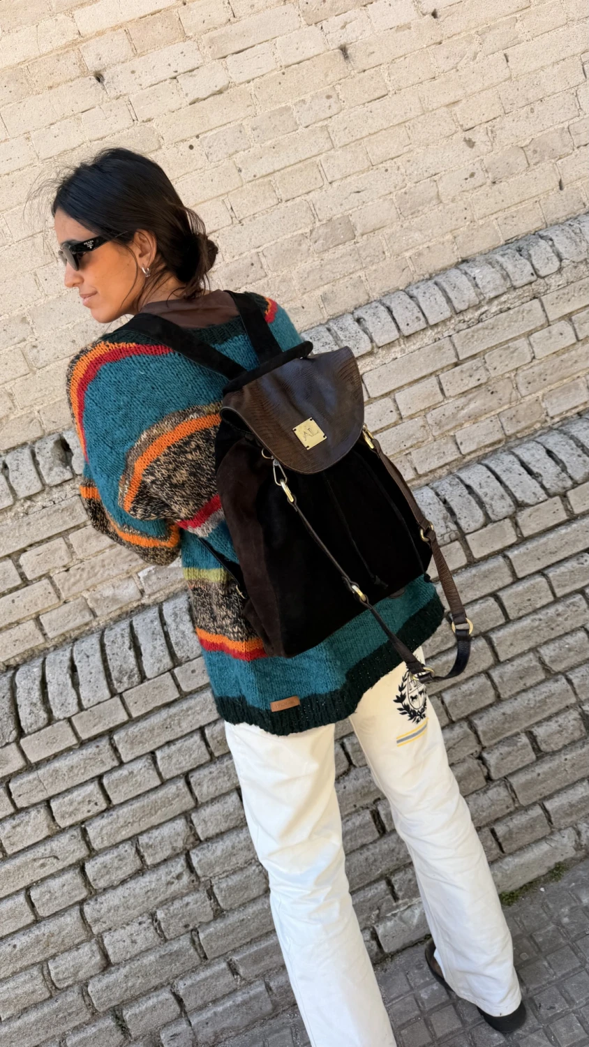 Brassy Backpack - Chocolate