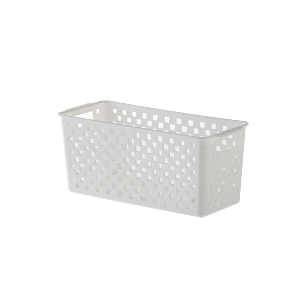 Cesto Organizador Blanco Quadratta 27x12x12cm 