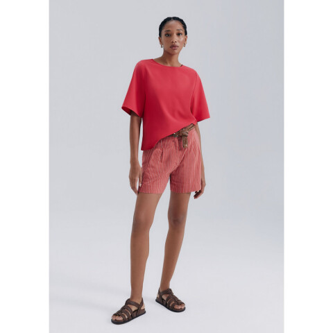 BLUSA FEM ROJO/AZUL MARINO/BLANCO