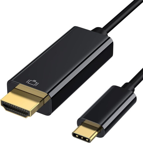 Cable Tipo-C a HDMI Gravity 4K 1.8Mt Cable Tipo-C a HDMI Gravity 4K 1.8Mt