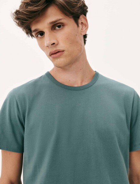 CAMISETA MANGA CORTA SLIM VERDE