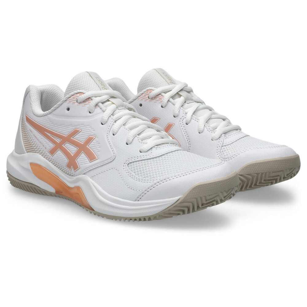 Zapatilla Tenis GEL-Dedicate 9 Clay Mujer White/cantaloupe