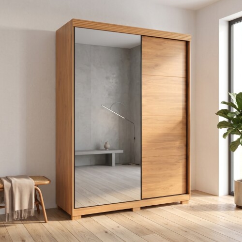 Ropero 2 puertas corredizas Doble Cara Sierra - Moderna Ropero 2 puertas corredizas Doble Cara Sierra - Moderna