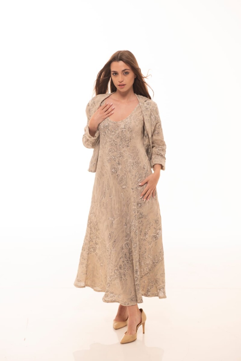 Vestido Styl - Beige 