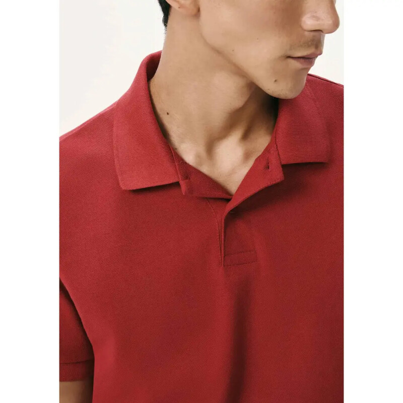 CAMISA POLO MM MASC VERMELHO ESCURO