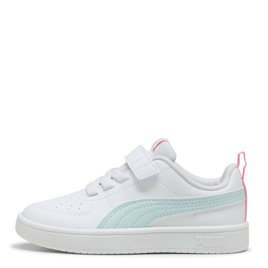 Championes de Niños Puma Rickie Ac+Ps Blanco - Verde