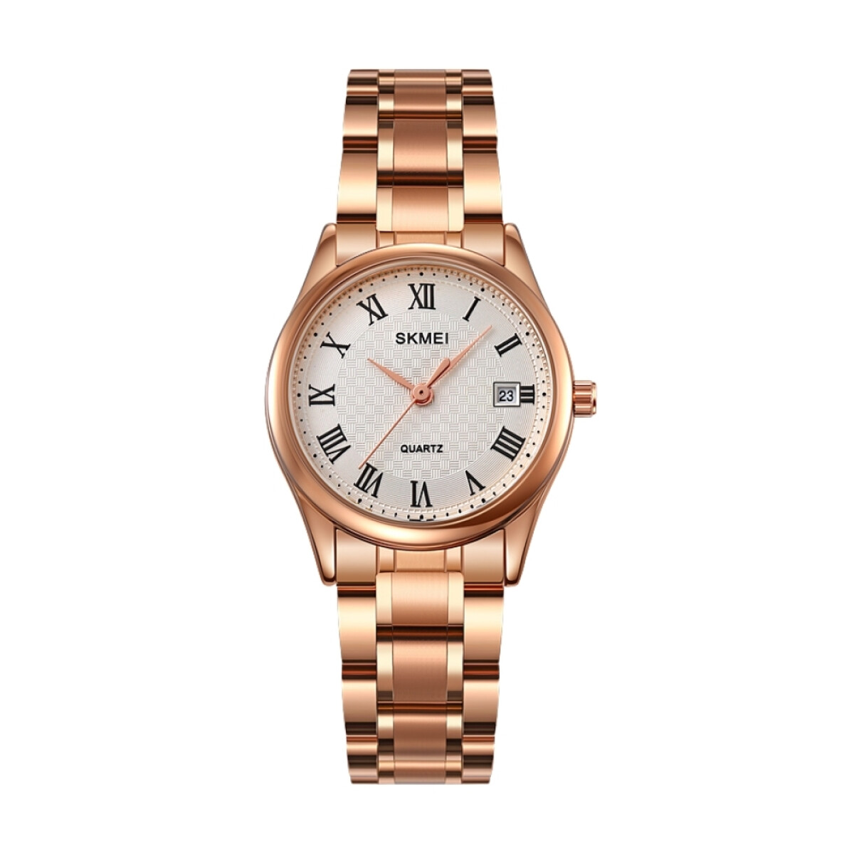 Reloj Skmei 2178rg Analógico Unisex Oro Rosa 