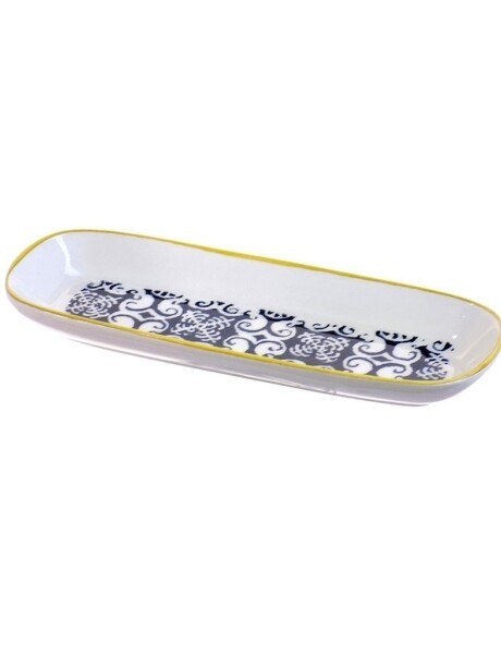 BANDEJA OVAL 24.5x9.5CM NAZEN NEGRO BANDEJA OVAL 24.5x9.5CM NAZEN NEGRO