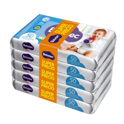 Toallitas Húmedas Babysec Ultra 250 Uds. Toallitas Húmedas Babysec Ultra 250 Uds.