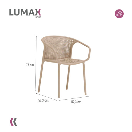 Silla de jardin exterior diseño Taupe Silla de jardin exterior diseño Taupe