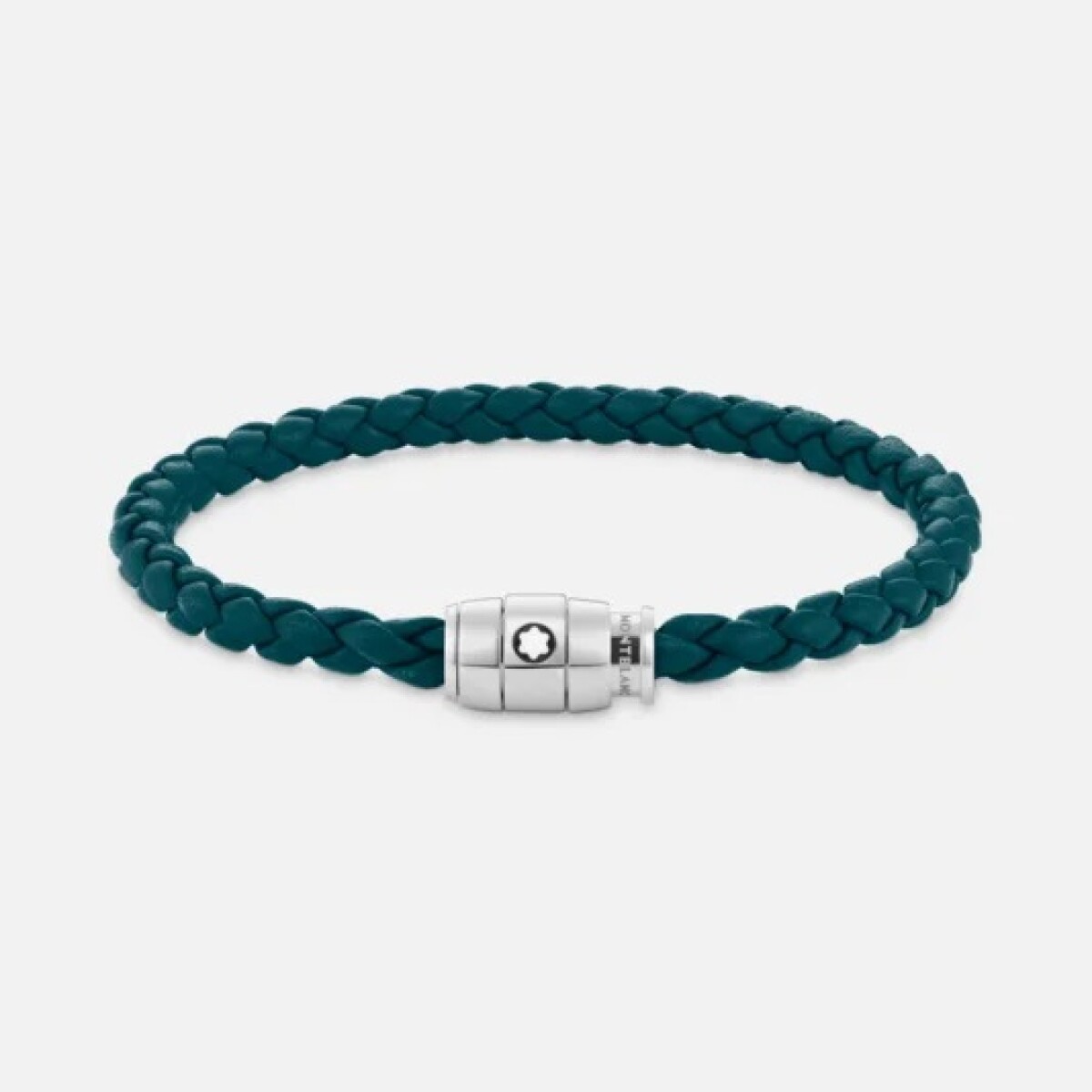 Pulsera Mont Blanc acero y cuero 134069 