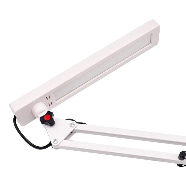 Lampara Portátil Escritorio Articulada Led Morsa Arquitecto Variante Color Blanco