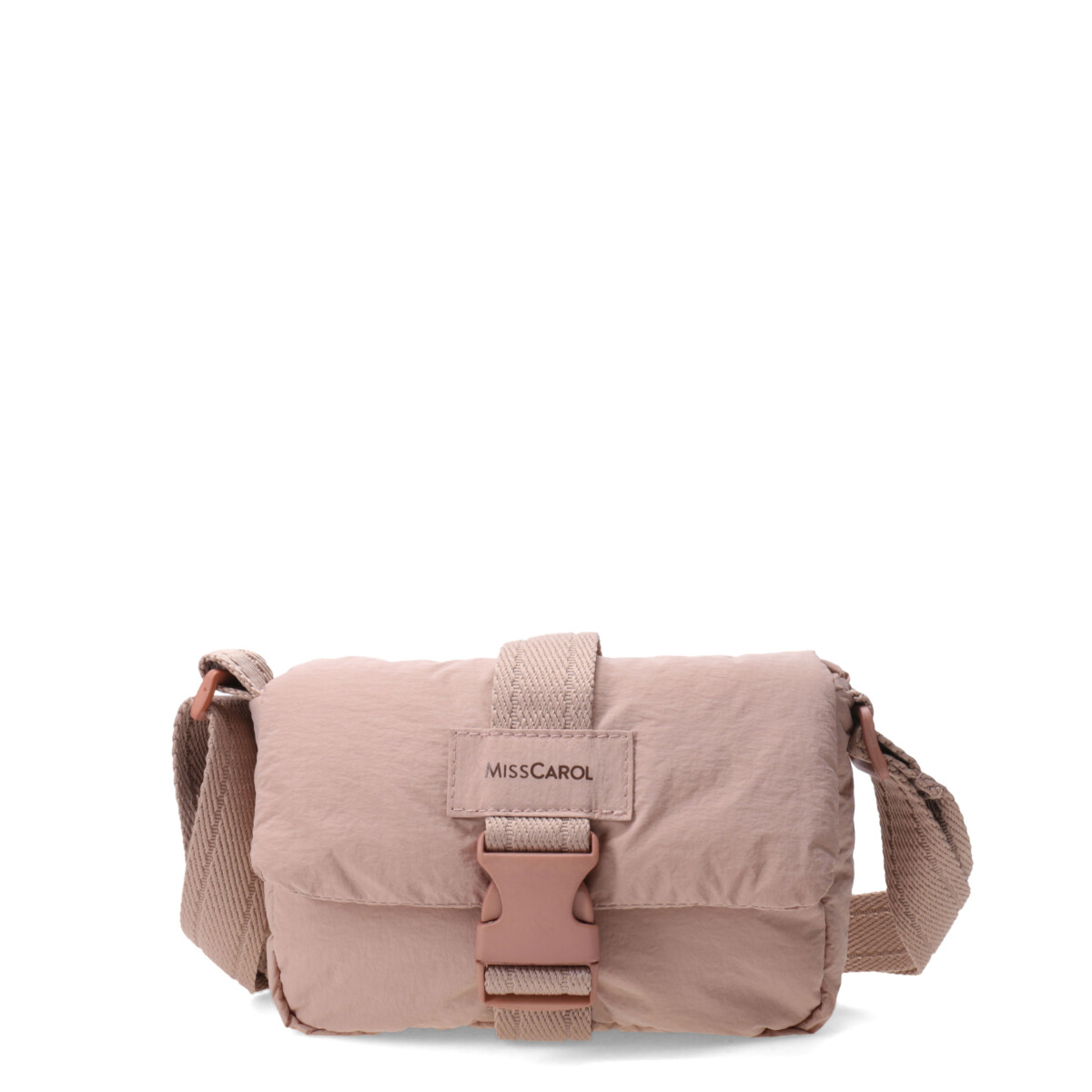 Bolso KIMA con logo MissCarol - Beige 