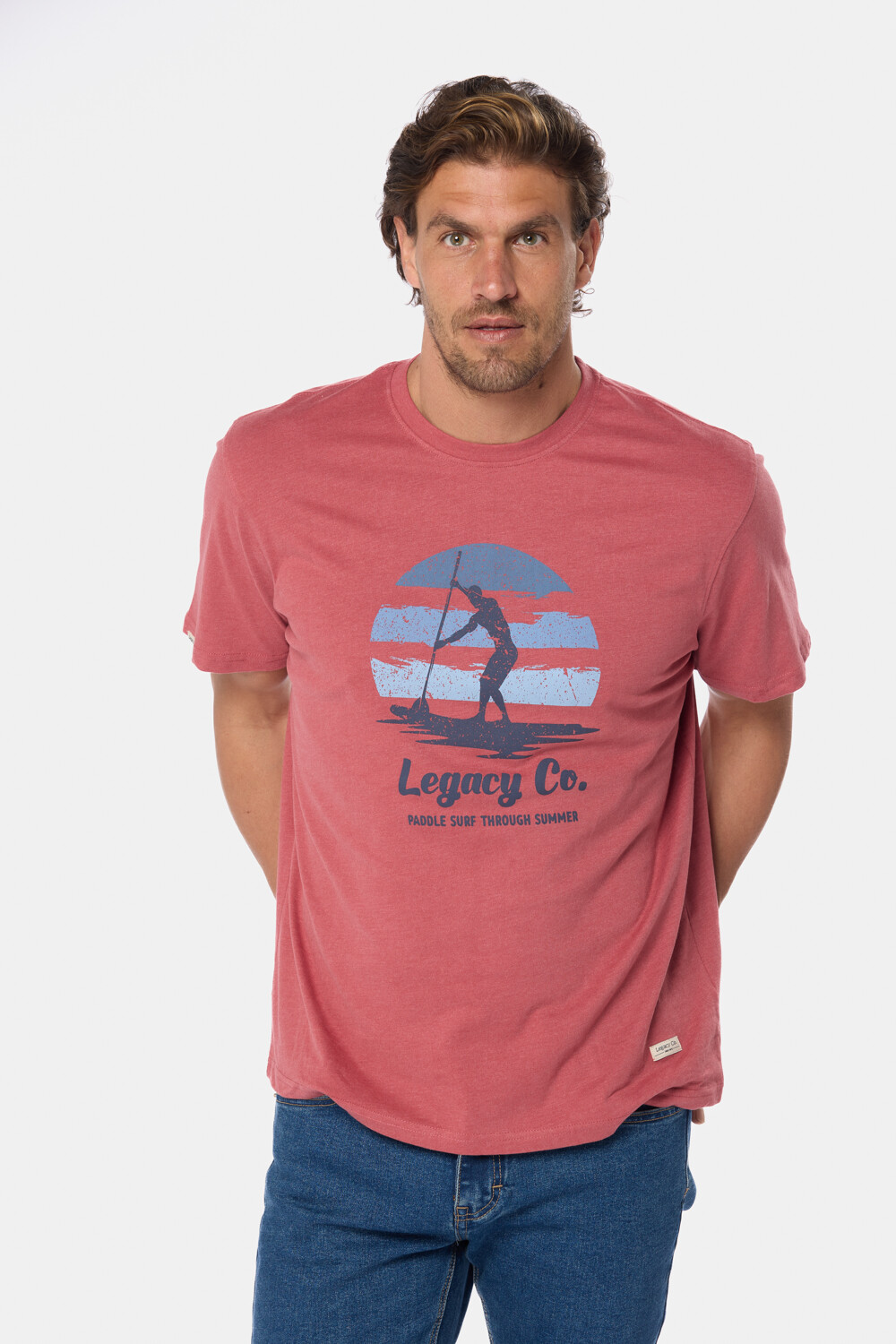 REMERA ESTAMPADA Bordo