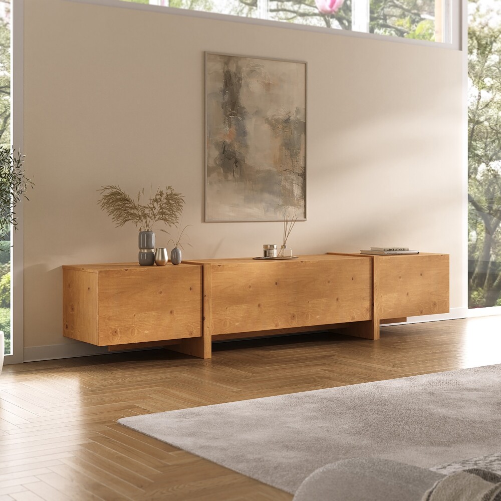 RACK APARADOR PARA TV O AUDIO MADERA MACIZA LIVING RACK APARADOR PARA TV O AUDIO MADERA MACIZA LIVING
