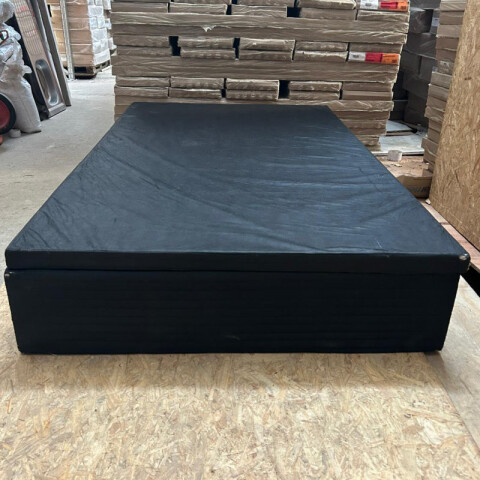 [OUTLET] BASE BOX BAUL PLAZA Y MEDIA - 110 x 188 x 35 cm - Estructura Madera Maciza - Negro [SIN PATAS] [OUTLET] BASE BOX BAUL PLAZA Y MEDIA - 110 x 188 x 35 cm - Estructura Madera Maciza - Negro [SIN PATAS]