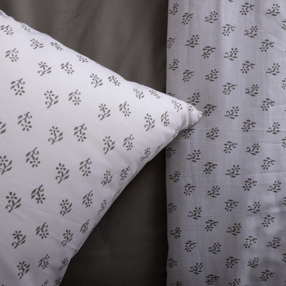 JUEGO SÁBANAS 1 PLAZA ALGODON-Y-POLIESTER VERDE JAIPUR