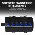 Bolso De Gimnasio Soporte Magnético P/ Botella Morral Correa Color Negro