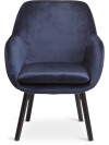 Sillón UDSBJERG 1 cuerpo terciopelo azul Sillón UDSBJERG 1 cuerpo terciopelo azul