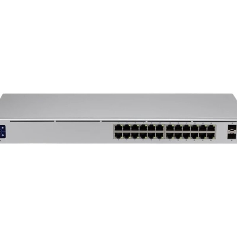 Ubiquiti UniFi Switch USW-24 - Conmutador - Gestionado - 24 x 10/100/1000 + 2 x Gigabit SFP - montaje en rack, sobremesa Ubiquiti UniFi Switch USW-24 - Conmutador - Gestionado - 24 x 10/100/1000 + 2 x Gigabit SFP - montaje en rack, sobremesa